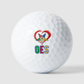 I Liebe OES Golfball (Vorderseite)