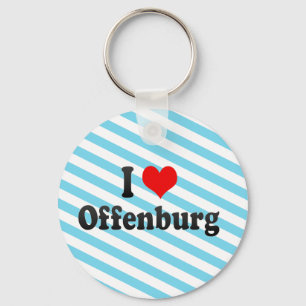 I Liebe Offenburg, Deutschland Schlüsselanhänger