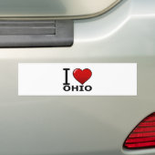 I LIEBE OHIO AUTOAUFKLEBER (Auf Auto)