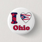 I Liebe Ohio Button (Vorderseite)