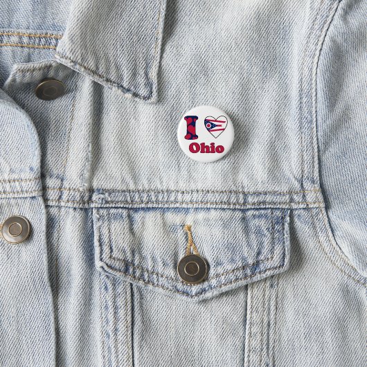 I Liebe Ohio Button (Beispiel)