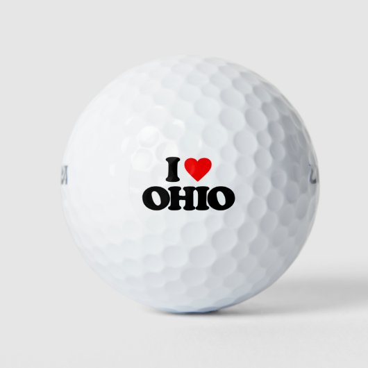 I LIEBE OHIO GOLFBALL (Vorderseite)