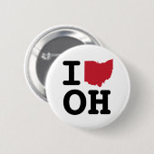 I Liebe-Ohio-Knopf Button (Vorne & Hinten)
