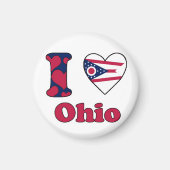 I Liebe Ohio Magnet (Vorne)