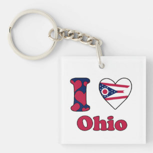 I Liebe Ohio Schlüsselanhänger