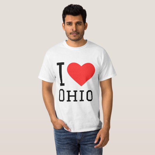 I Liebe Ohio T-Shirt (Vorne ganz)