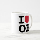 I Liebe-Ohio-Tasse Kaffeetasse (VorderseiteRechts)