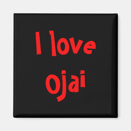 I Liebe Ojai Magnet (Vorne)