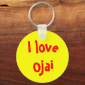I Liebe Ojai Schlüsselanhänger (Vorderseite)