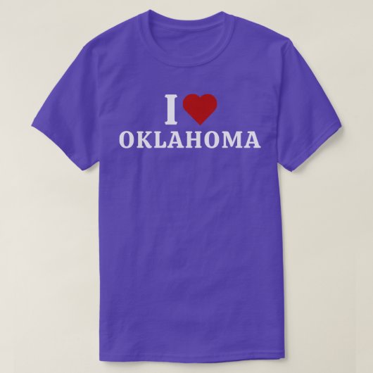 I Liebe Oklahoma 4 T-Shirt (Design vorne)
