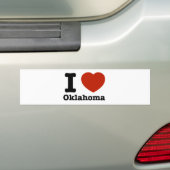 I Liebe Oklahoma Autoaufkleber (Auf Auto)