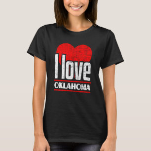 I Liebe Oklahoma Best Zuhause Staat I Heart Oklaho T-Shirt
