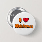 I Liebe Oklahoma Button (Vorne & Hinten)