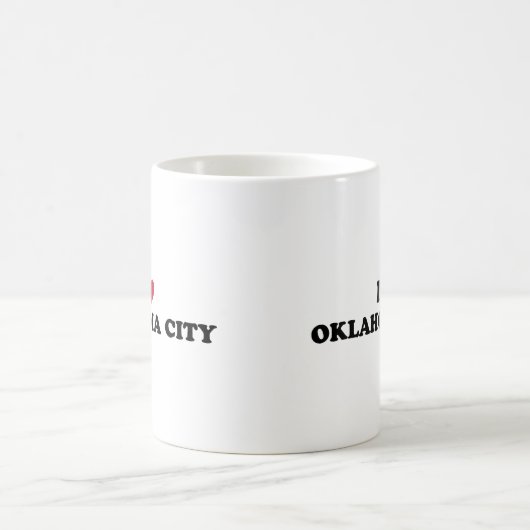 I Liebe Oklahoma City Kaffeetasse (Mittel)