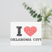 I Liebe Oklahoma City Postkarte (Stehend Vorderseite)