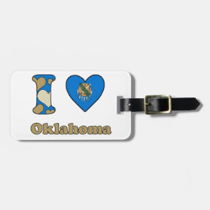 I Liebe Oklahoma Gepäckanhänger