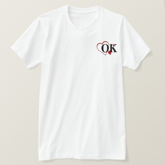 I Liebe Oklahoma OK Herz Mens T - Shirt (Design vorne)