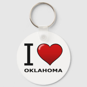 I LIEBE OKLAHOMA SCHLÜSSELANHÄNGER