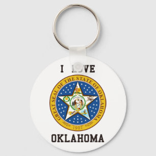 I Liebe Oklahoma Schlüsselanhänger