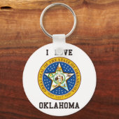 I Liebe Oklahoma Schlüsselanhänger (Vorderseite)