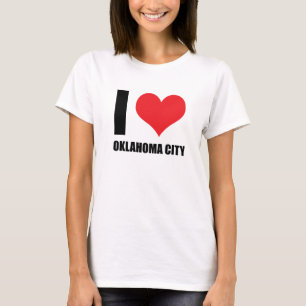 I Liebe Oklahoma Stadt T-Shirt