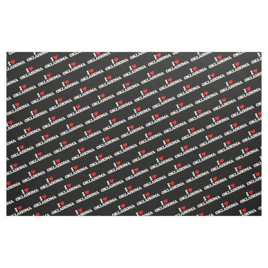 I LIEBE OKLAHOMA STOFF (Yard (91,4 cm))