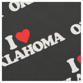 I LIEBE OKLAHOMA STOFF (Nahaufnahme)