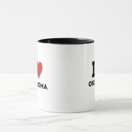 I Liebe Oklahoma Tasse (Zentrum)