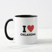 I Liebe Oklahoma Tasse (Links)