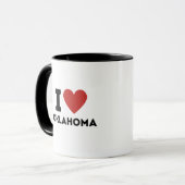I Liebe Oklahoma Tasse (Vorderseite Links)