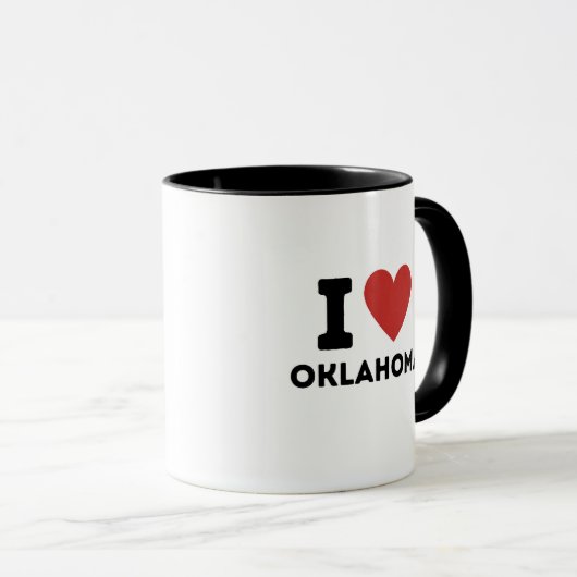 I Liebe Oklahoma Tasse (VorderseiteRechts)