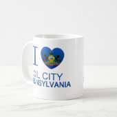 I Liebe-Öl-Stadt, PA Kaffeetasse (Vorderseite Links)