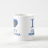 I Liebe-Öl-Stadt, PA Kaffeetasse (Mittel)