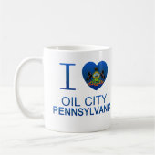 I Liebe-Öl-Stadt, PA Kaffeetasse (Links)