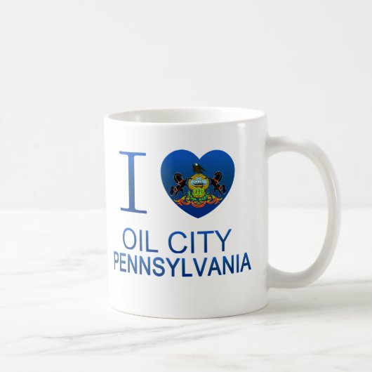 I Liebe-Öl-Stadt, PA Kaffeetasse (Rechts)