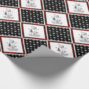 I Liebe Old English Sheepdogs (Gray 1) Niedlich OE Geschenkpapier