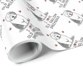 I Liebe Old English Sheepdogs (Gray 1) Niedlich OE Geschenkpapier (Rolleneckpunkt)