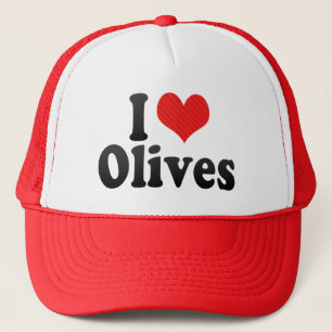 I Liebe-Oliven Truckerkappe