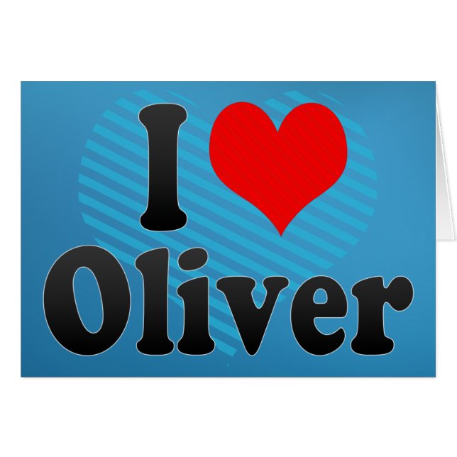 I Liebe Oliver (Vorderseite (Horizontal))