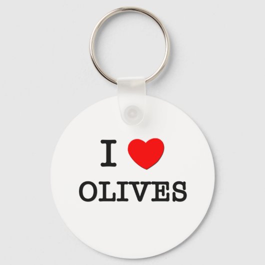 I Liebe Olives Schlüsselanhänger (Vorderseite)