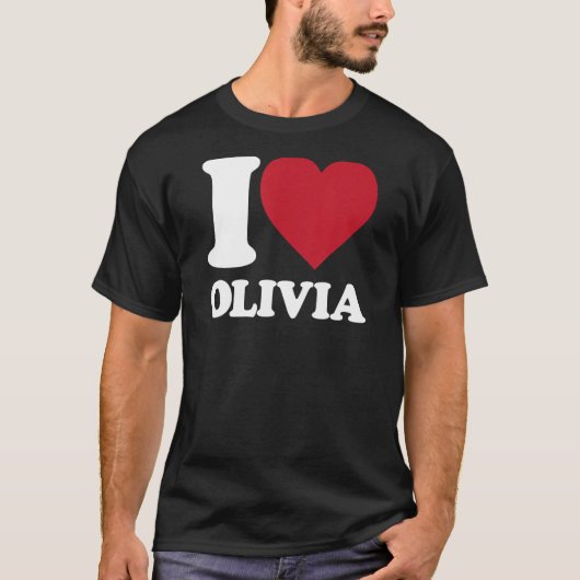 I Liebe Olivia - Ich liebe Olivia T-Shirt (Vorderseite)