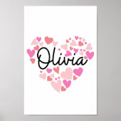 I Liebe Olivia Poster (Vorne)