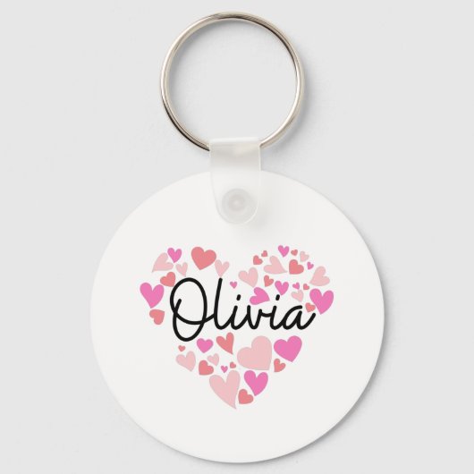 I Liebe Olivia Schlüsselanhänger (Vorderseite)