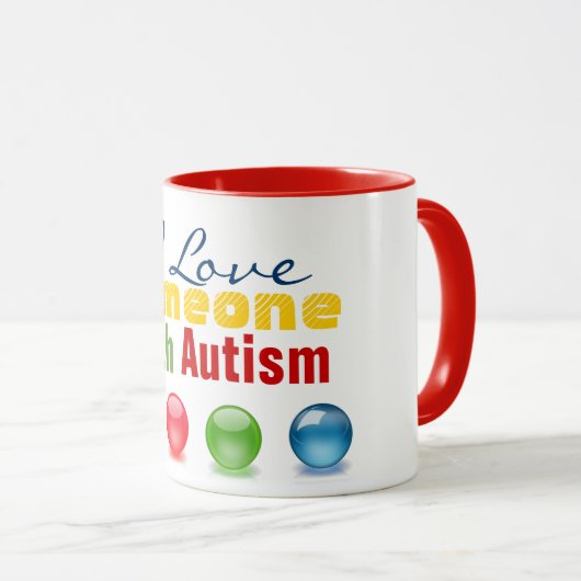 I Liebe OM Ringer Tasse (VorderseiteRechts)