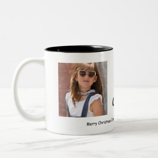 I Liebe Oma 2 Foto Anpassbare Tasse (Links)