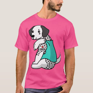 I Liebe Oma Tattoo Dalmatiner Großmutter Hund T-Shirt