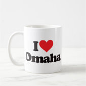 I Liebe Omaha Kaffeetasse (Links)