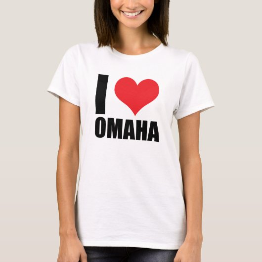I Liebe Omaha T-Shirt (Vorderseite)
