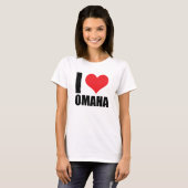 I Liebe Omaha T-Shirt (Vorne ganz)