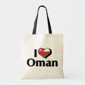 I Liebe Oman Flag Tragetasche (Vorne)